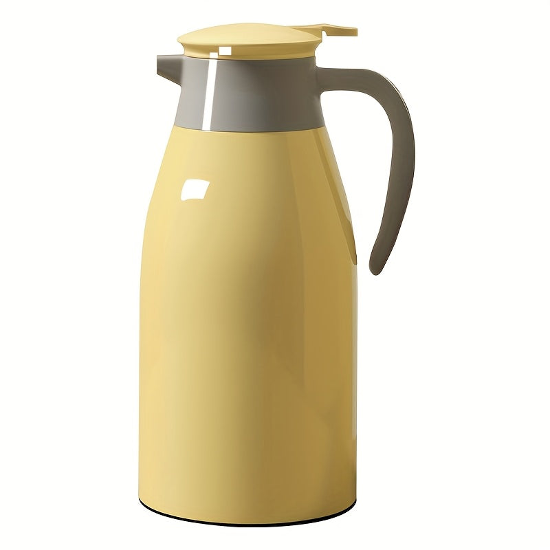 2000ml Insulated Thermos Flask Double Wall Glass Liner for Coffee Tea Home Office