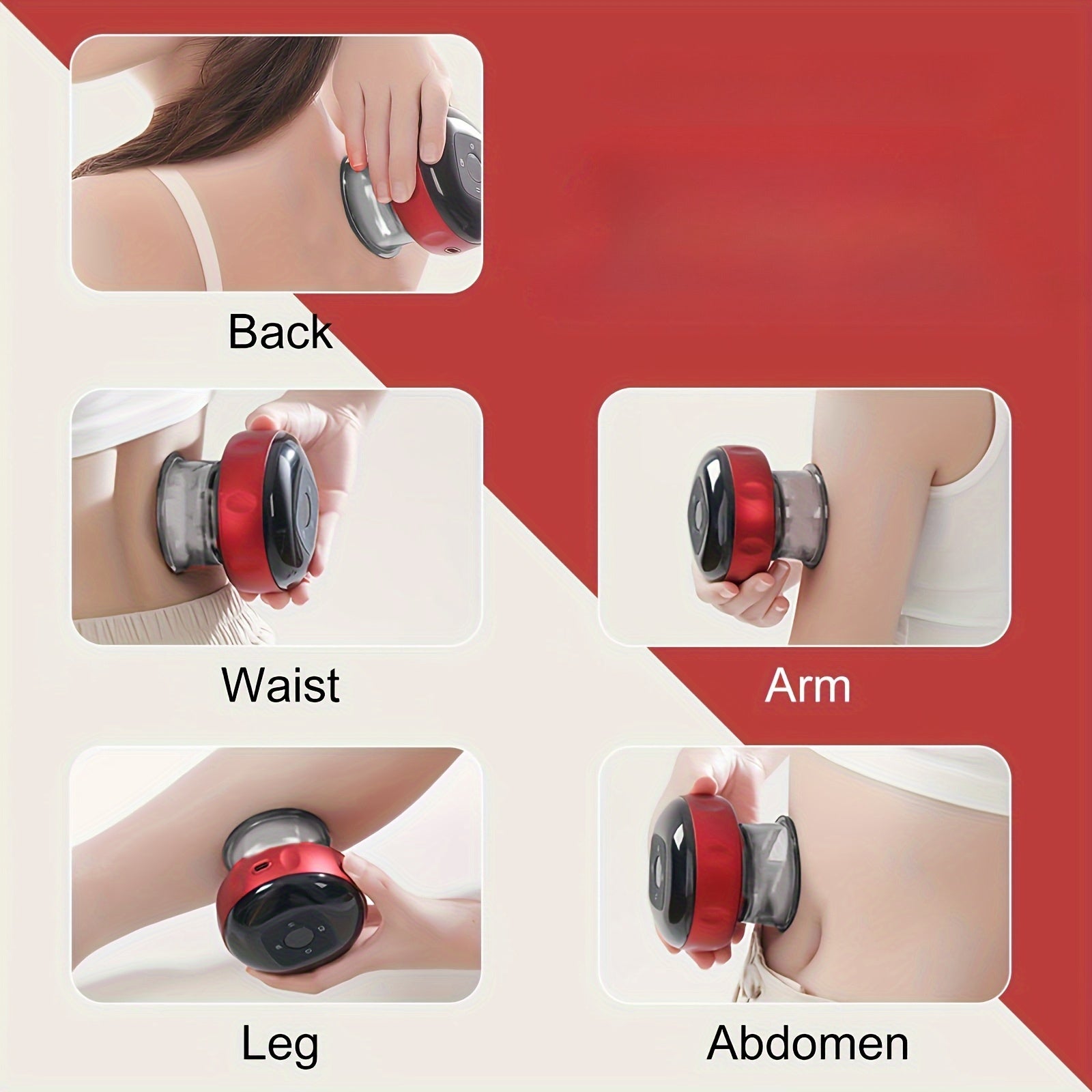 Smart Vacuum Cupping Massager for Home and Travel Suitable for Men and Women