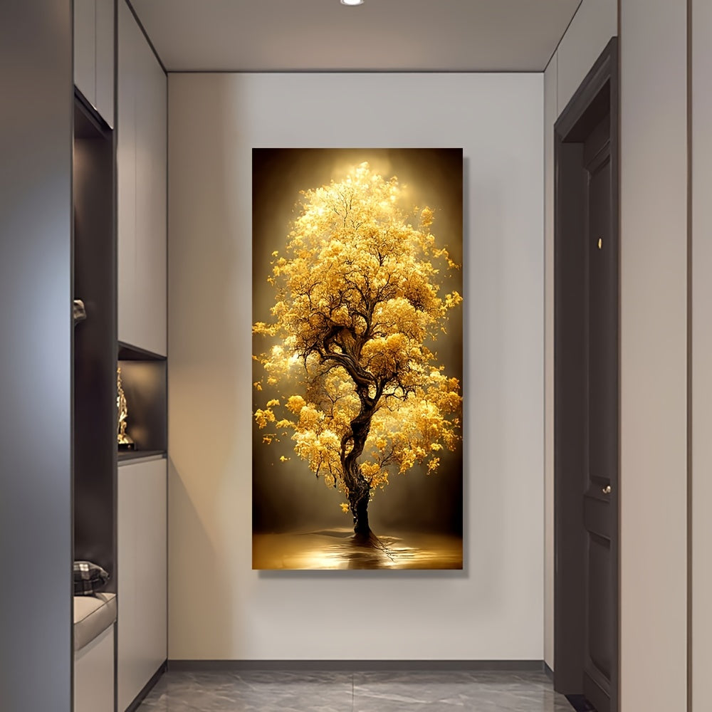 Unframed Canvas Wall Art Landscape Tree Modern Painting HD Print 50x100 cm