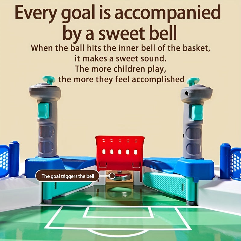 Interactive Table Football Game for Kids Ages 3-8 2-in-1 Puzzle Board Game Plastic