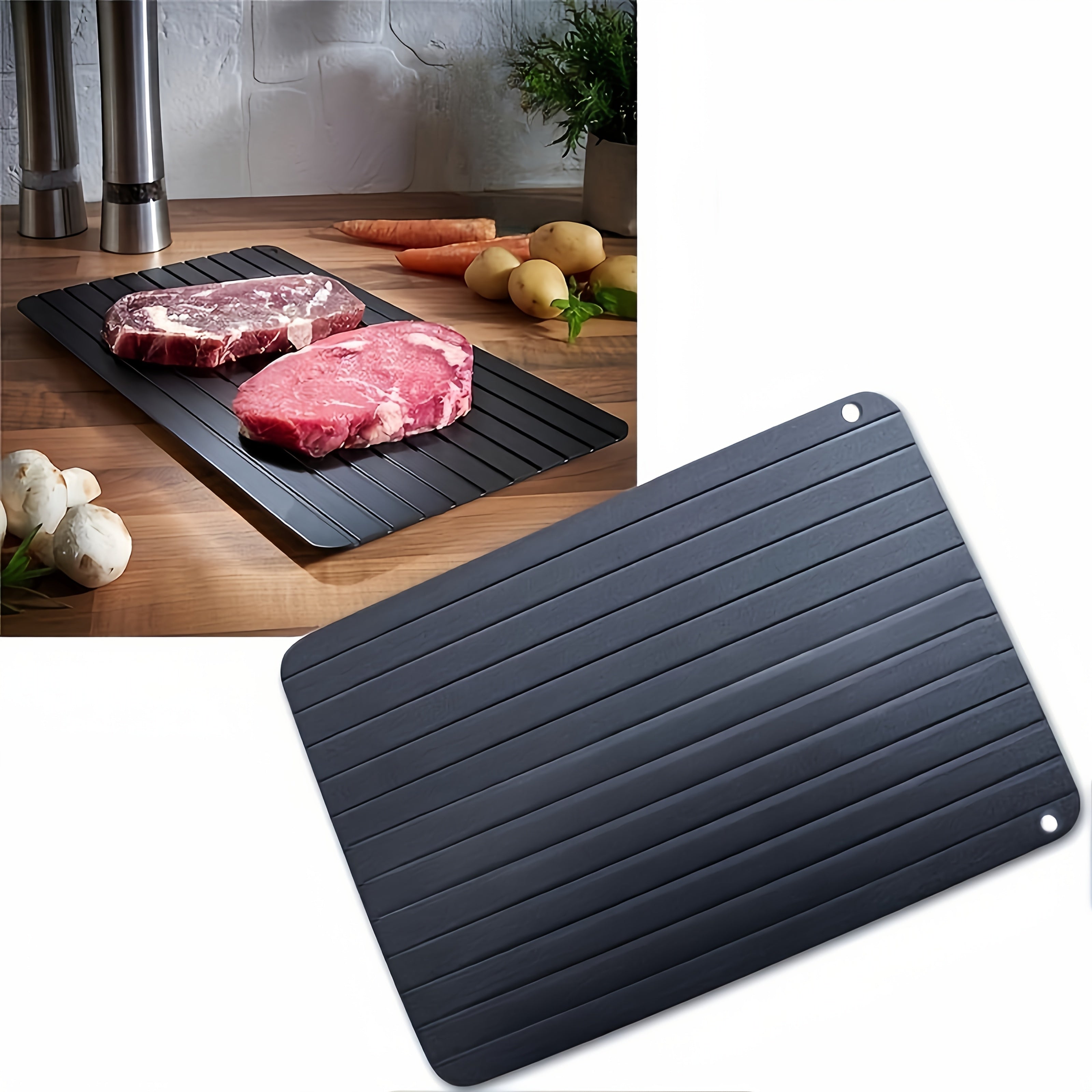 Fast Defrost Tray for Meat Fruits and Food Thawing Kitchen Tool