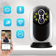 Wireless Baby Monitor with 3MP Dual Lens Camera Pan Tilt 15x Optical Zoom Motion Detection Intercom