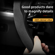Juego de fundas antideslizantes de felpa universal para volante en varios colores