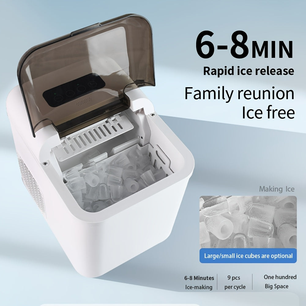 Portable Ice Maker White with Remote App Control 14.97kg Capacity