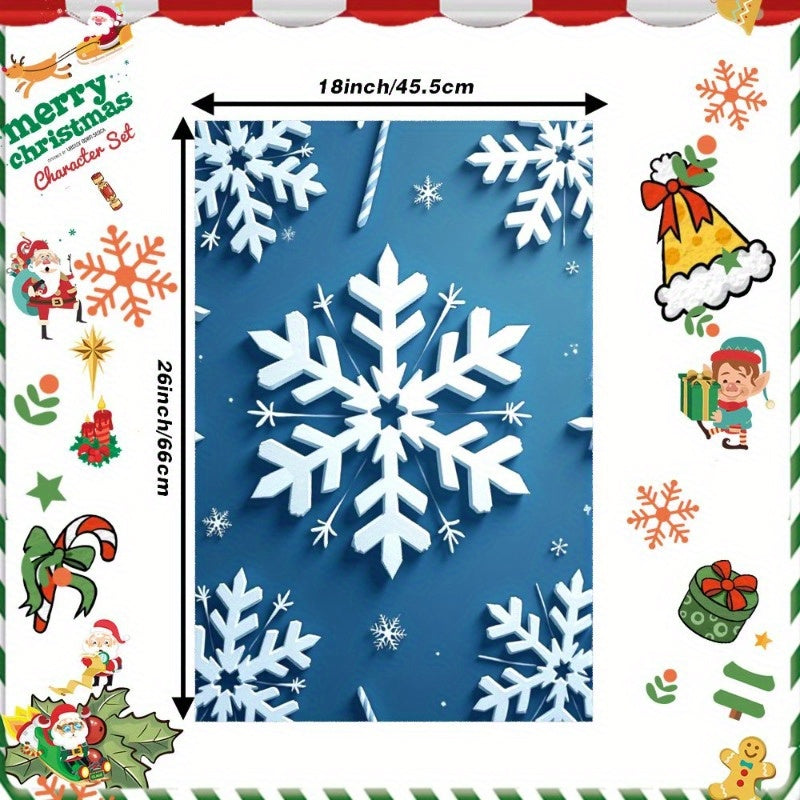 Soft Christmas Kitchen Towel 18x66cm Holiday Decor Absorbent Fabric