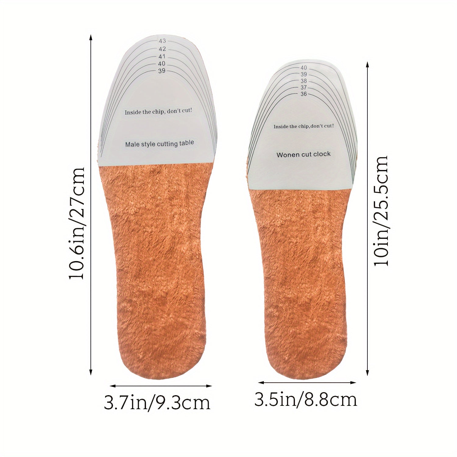 USB Heated Insoles for Shoes Electric Foot Warmer Pads Adjustable Soft Comfort