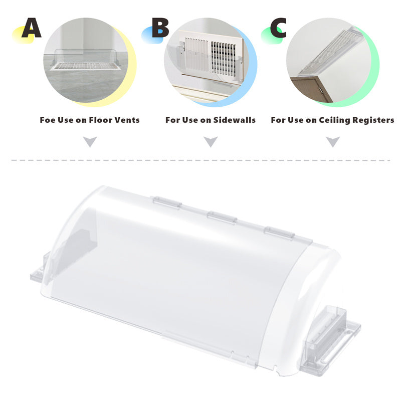 Adjustable Magnetic Vent Deflector for AC Units and Walls, Anti-Drip Design