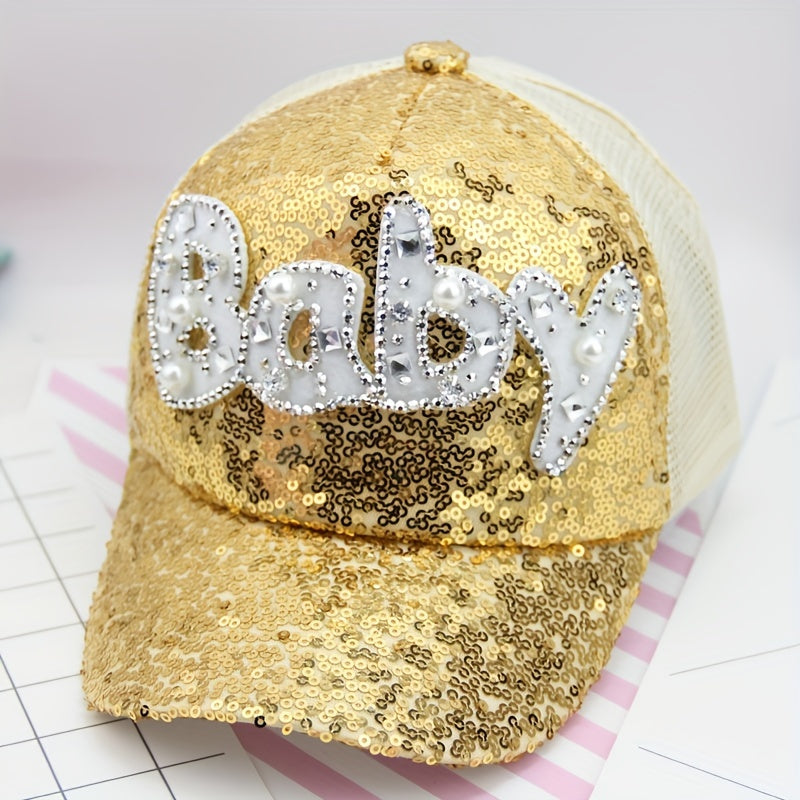 Kids Sun Hat with Letter Cartoon Ribbon Bow Breathable Fitted Sun Protection for Ages 3-14