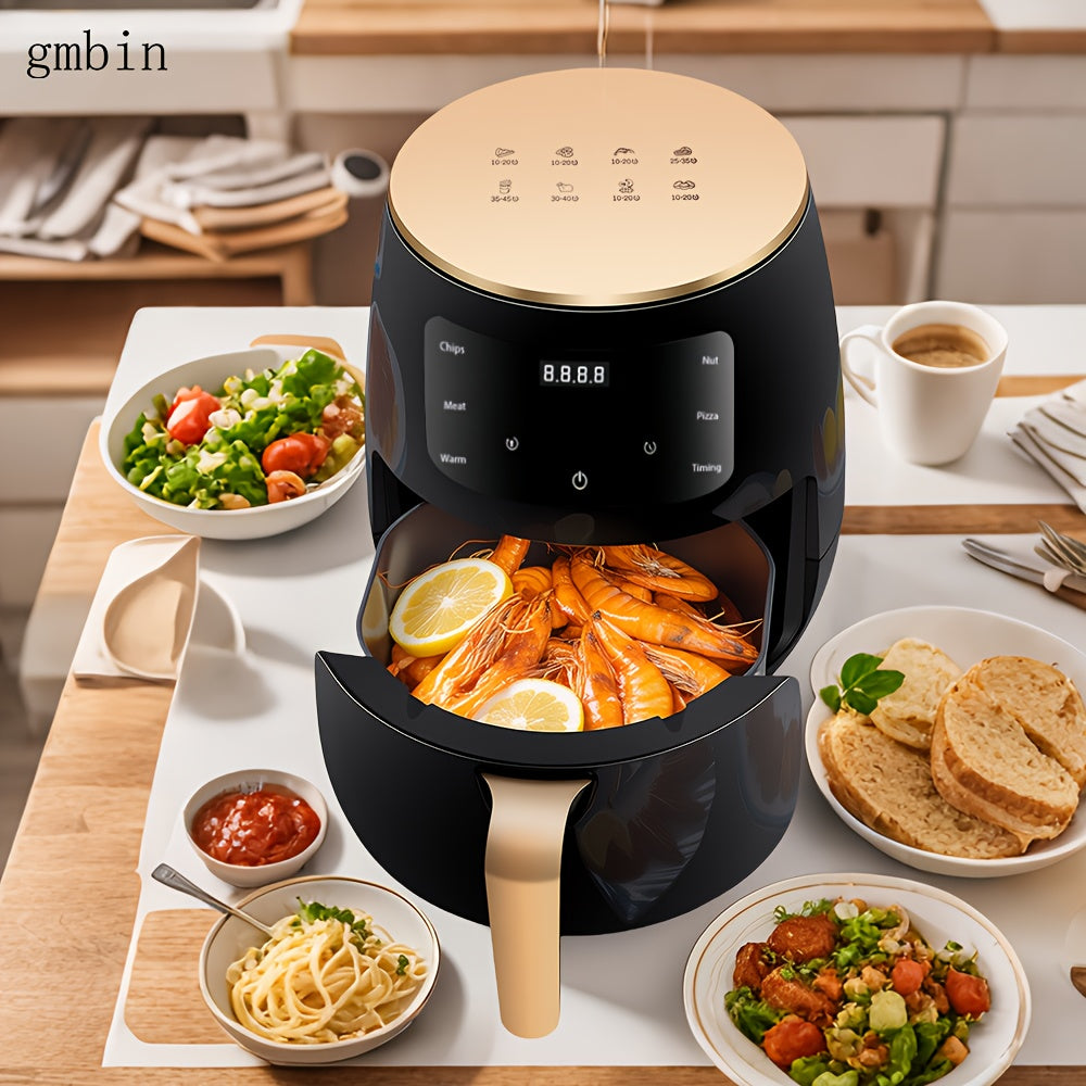 Air Fryer Touchscreen Non-Stick No Oil Cooking 4.5L 1400W Kitchen Gadget