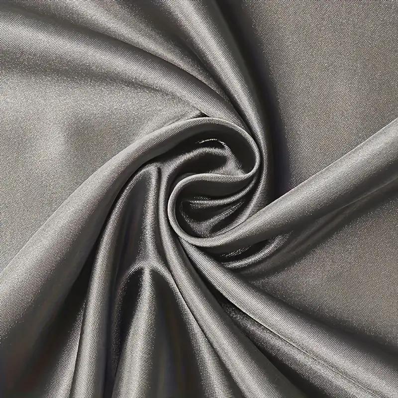 Satin Pillowcase with Envelope Closure Solid Colors for Bedroom RV Sleep