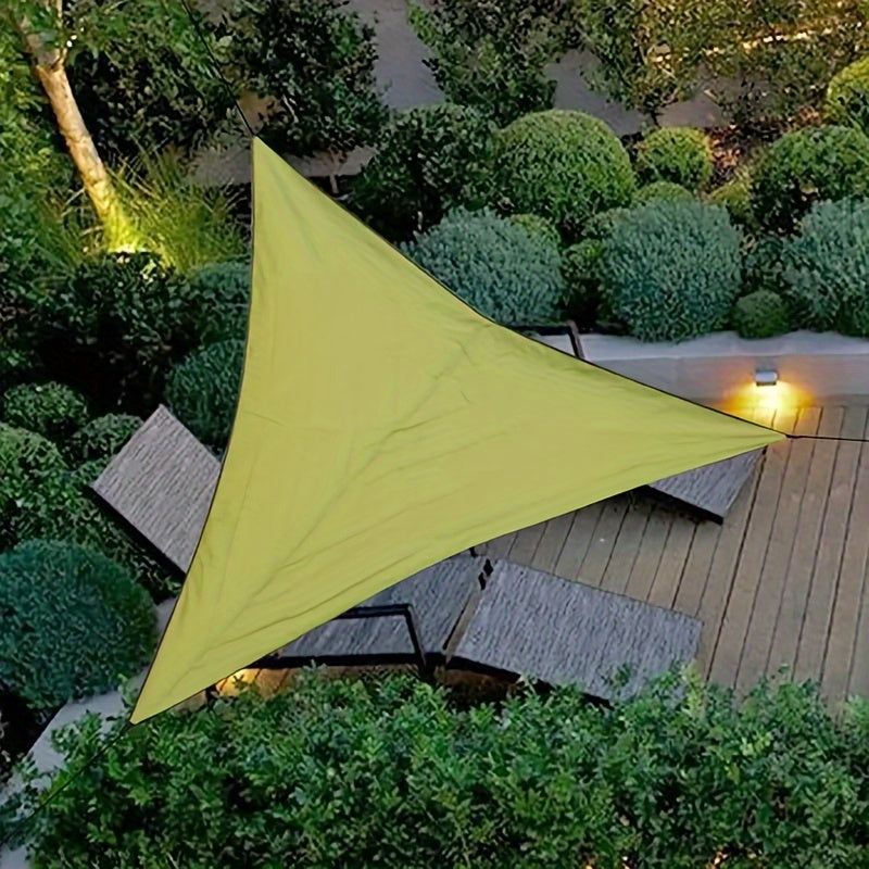 Outdoor Triangle Canopy Sunshade for Terrace Garden Yard Deck Foldable Rain Sun Protection