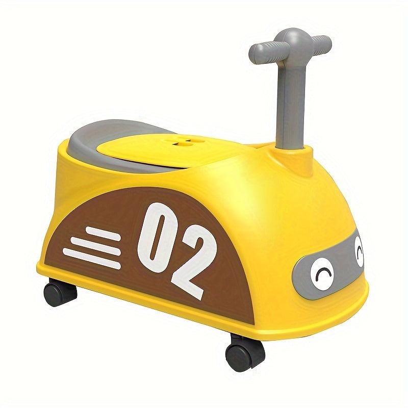 Kids' Green Plastic Toilet Seat for Children with Easy-to-Clean Design