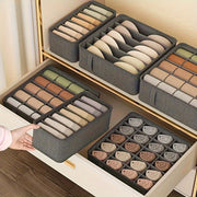 Fabric Drawer Organizers for Underwear Socks and Accessories Multi-Size Storage Boxes