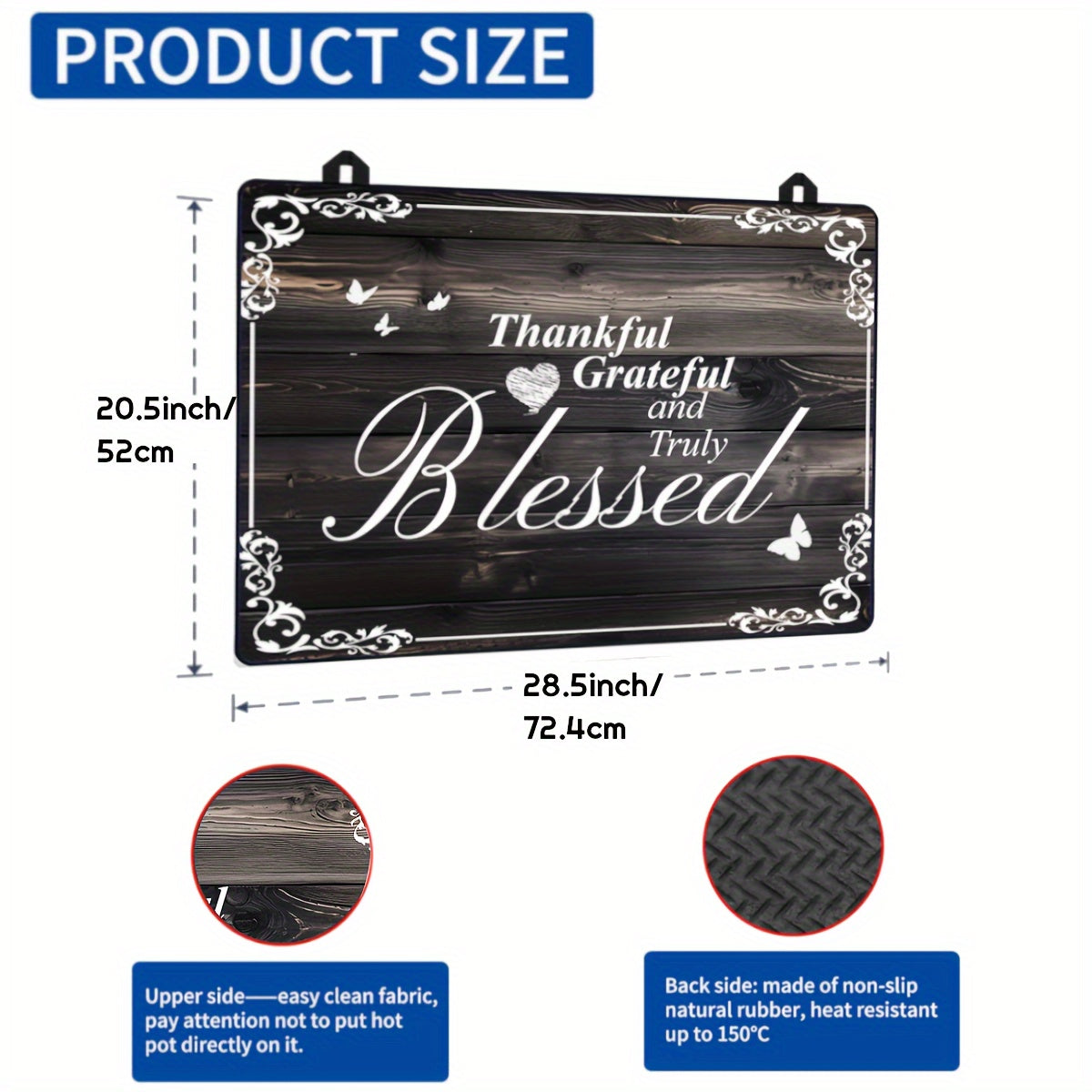 Stove Top Protector 72x52cm Heat-Resistant Glass Scratch-Proof Dishwasher Safe