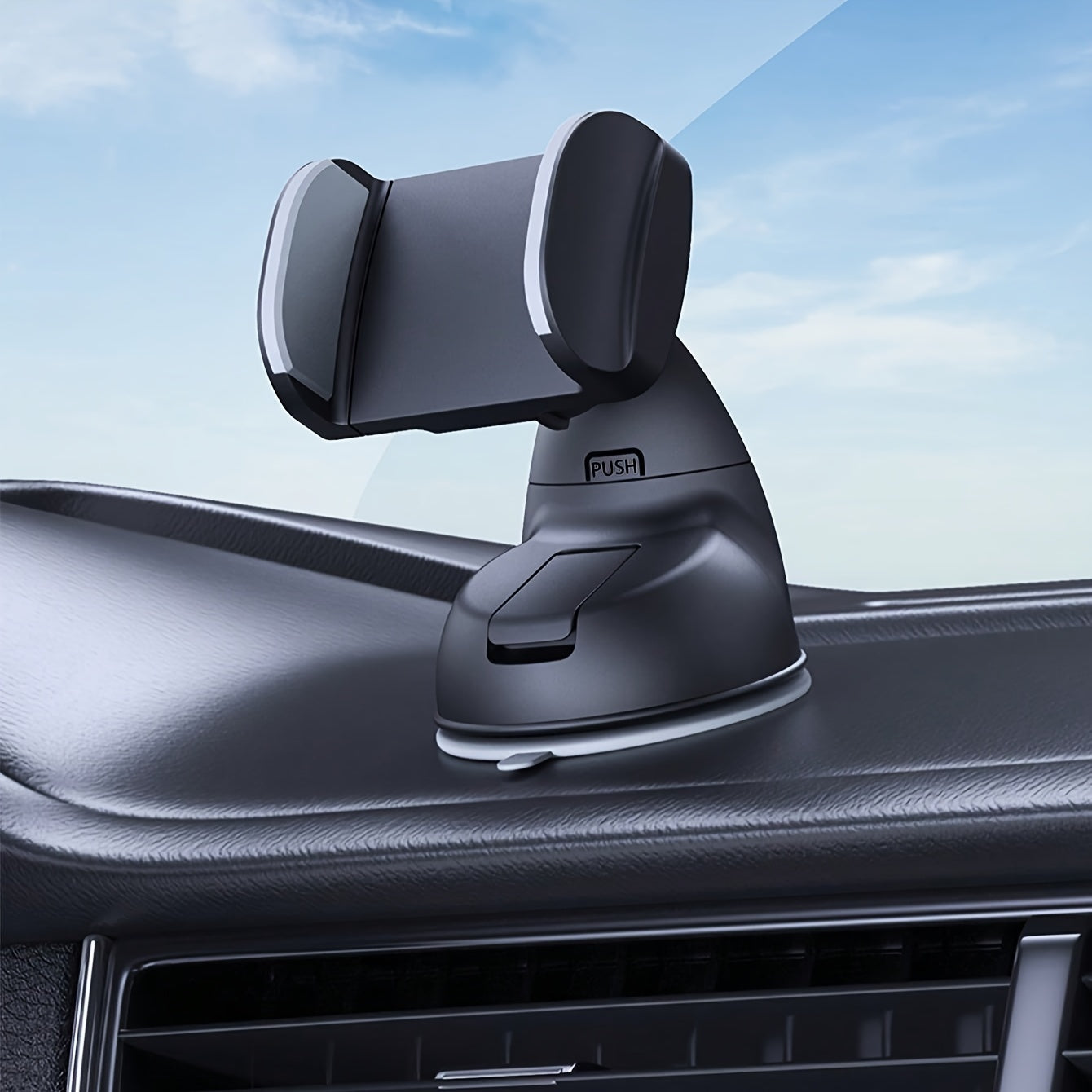 Soporte universal para teléfono de coche, ajustable y giratorio, soporte para navegación GPS