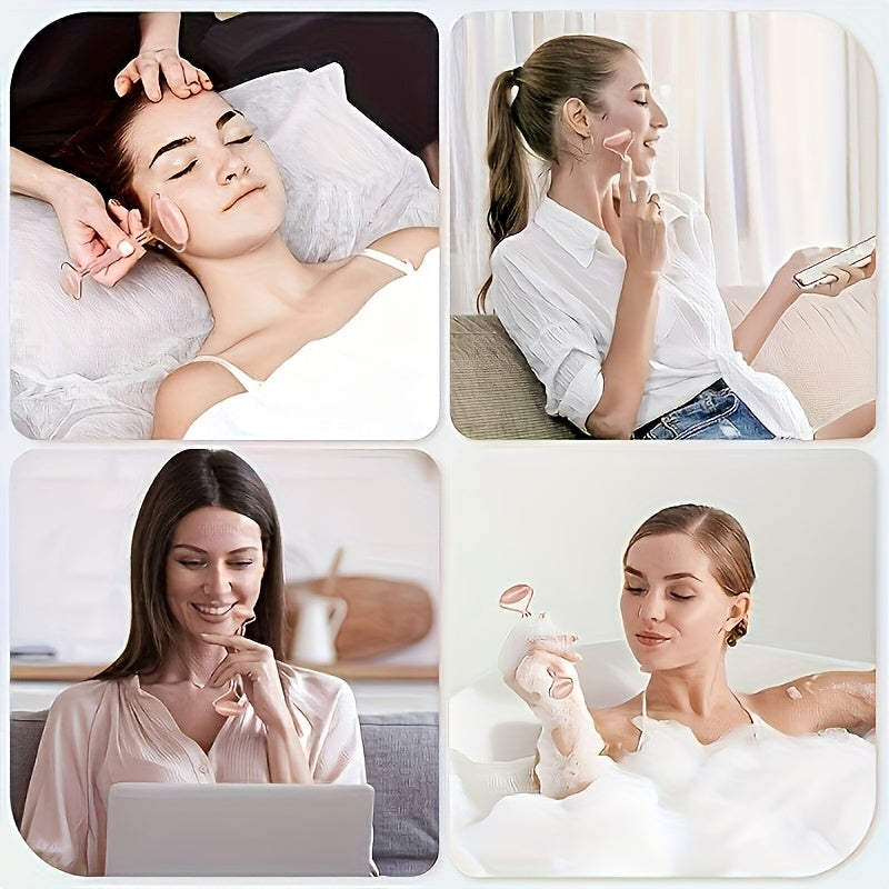 Qo'l bilan dam olish uchun pushti qatron guafras to'plami; zaryadlash yoki batareyalar kerak emas, ruh va tanani dam olish uchun mukammal sovg'a.