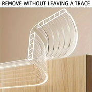 3 ta to'plamdagi Shaffof Polietilen Burchak Himoyachilari, Mebel xavfsizligi uchun Kuchli Yapishqoq bilan Shaffof Qirralar Himoyachilari, Uy himoyasi uchun Iz qoldirmaydigan devor va eshik qirra himoyachilari