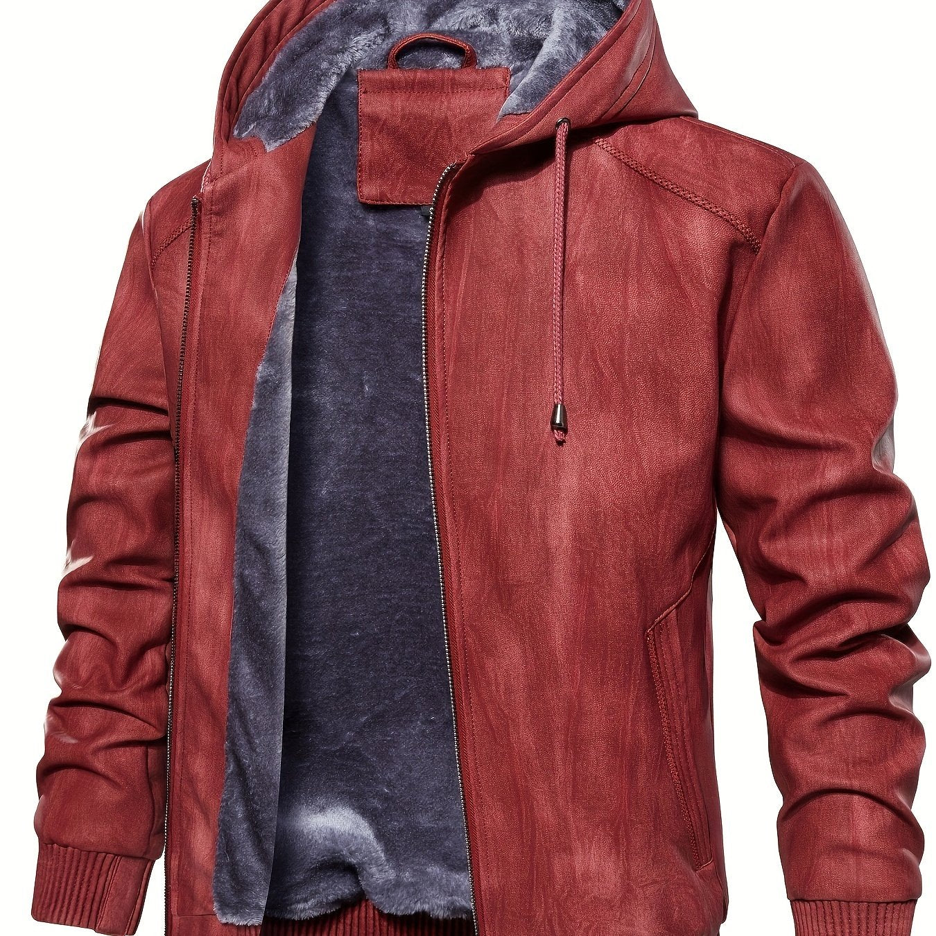 Chaqueta vintage con capucha para hombre, transpirable, resistente a desgarros, abrigo de invierno con múltiples bolsillos