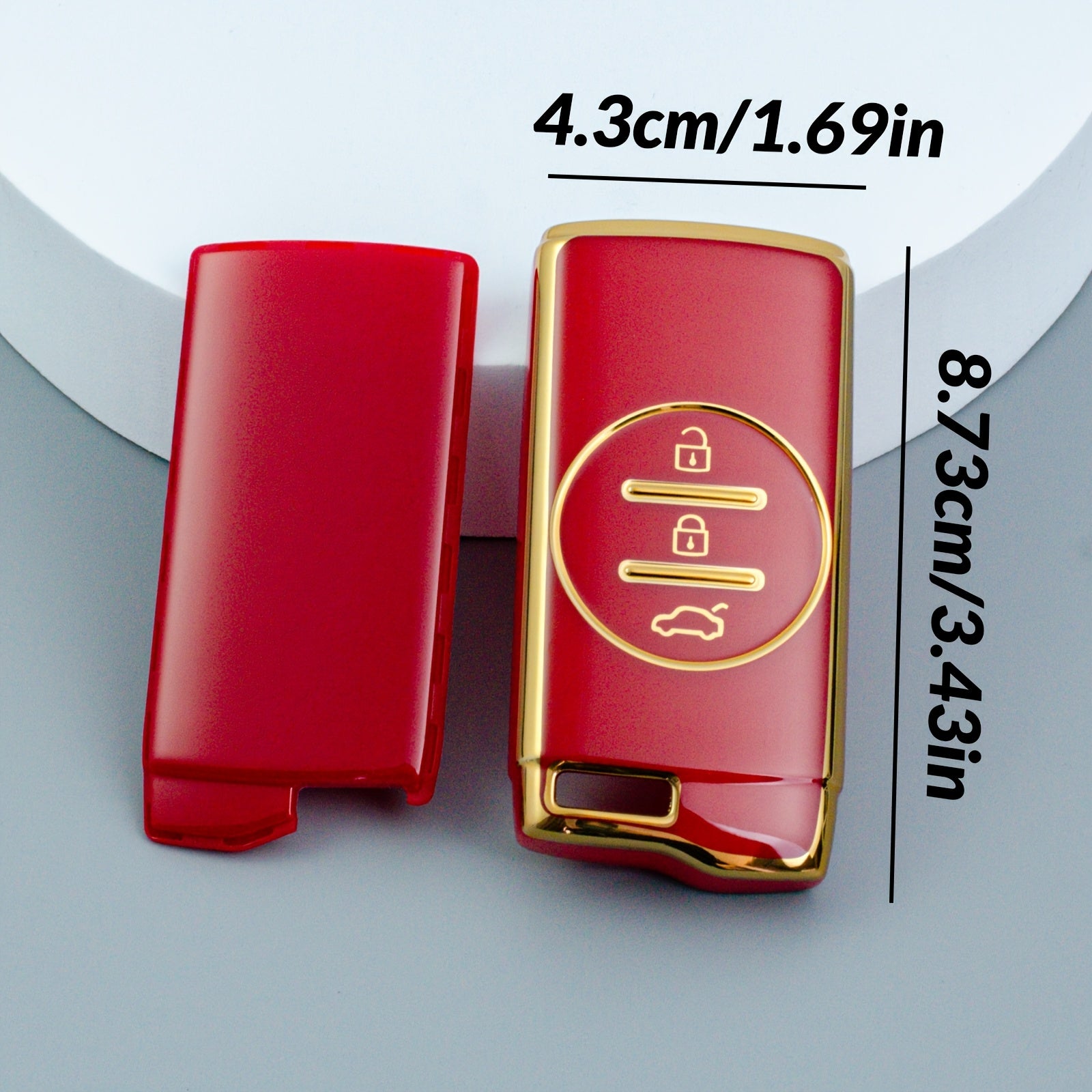 Universal TPU Car Key Case Cover for SUV and Sedan with Easy Access Buttons