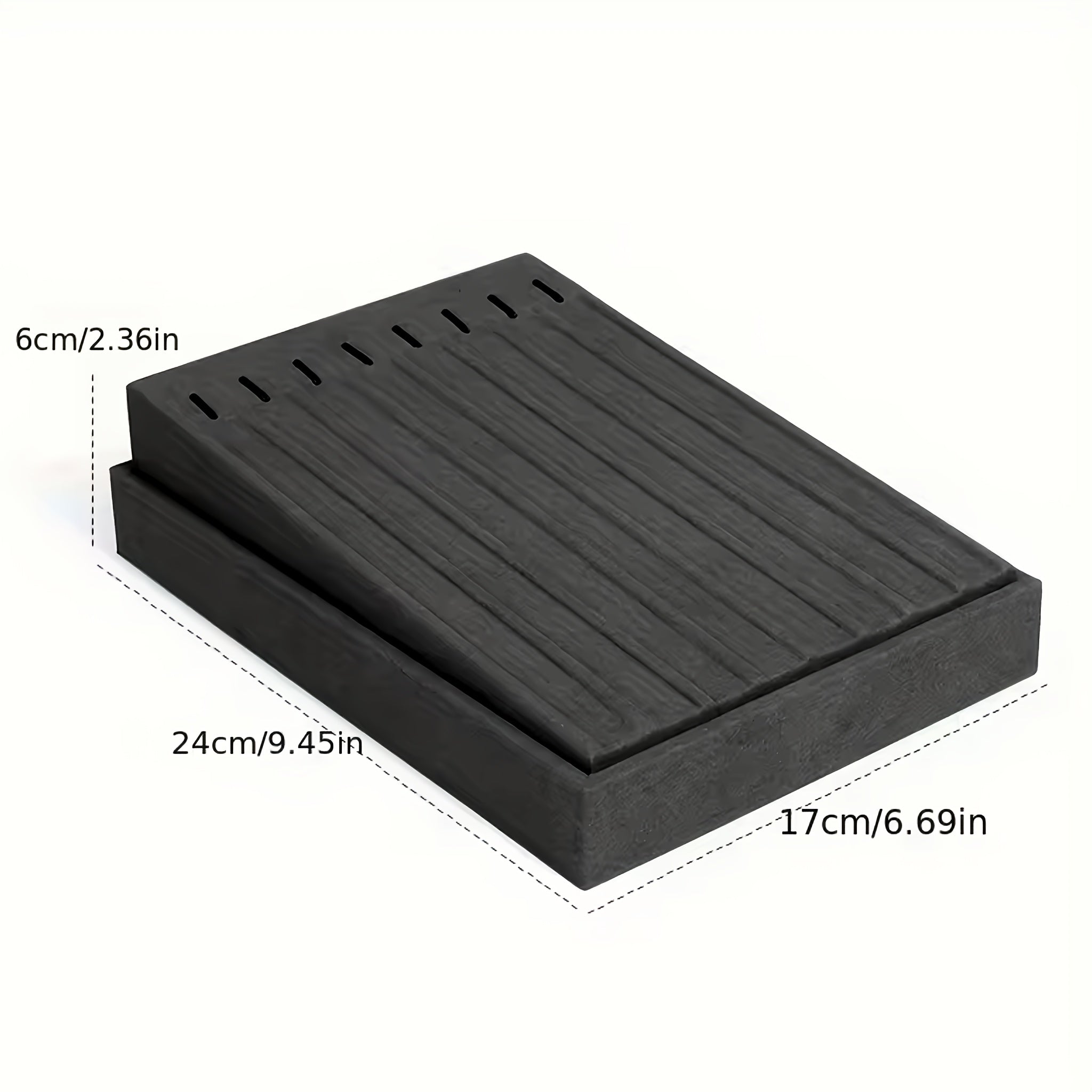 Набор дисплеев для украшений серого цвета с кулоном, серьгами, кольцом, подставкой и подносом