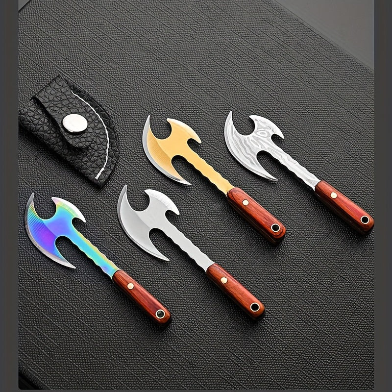 Men's Outdoor Keychain Tool Mini EDC Knife Small Kitchen Use Compact Black