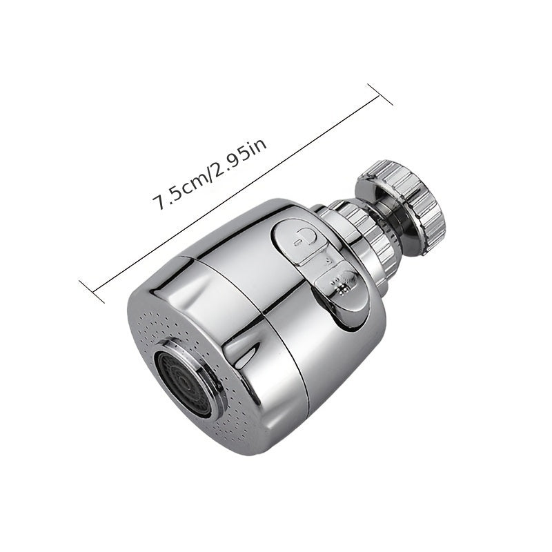 Universal Kitchen Faucet Adapter PVC 360° Rotation Round Spray Nozzle