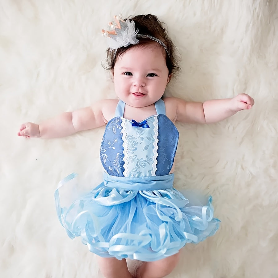 Baby Girl Dress for First Photos, Festive Style, 0-3 Years