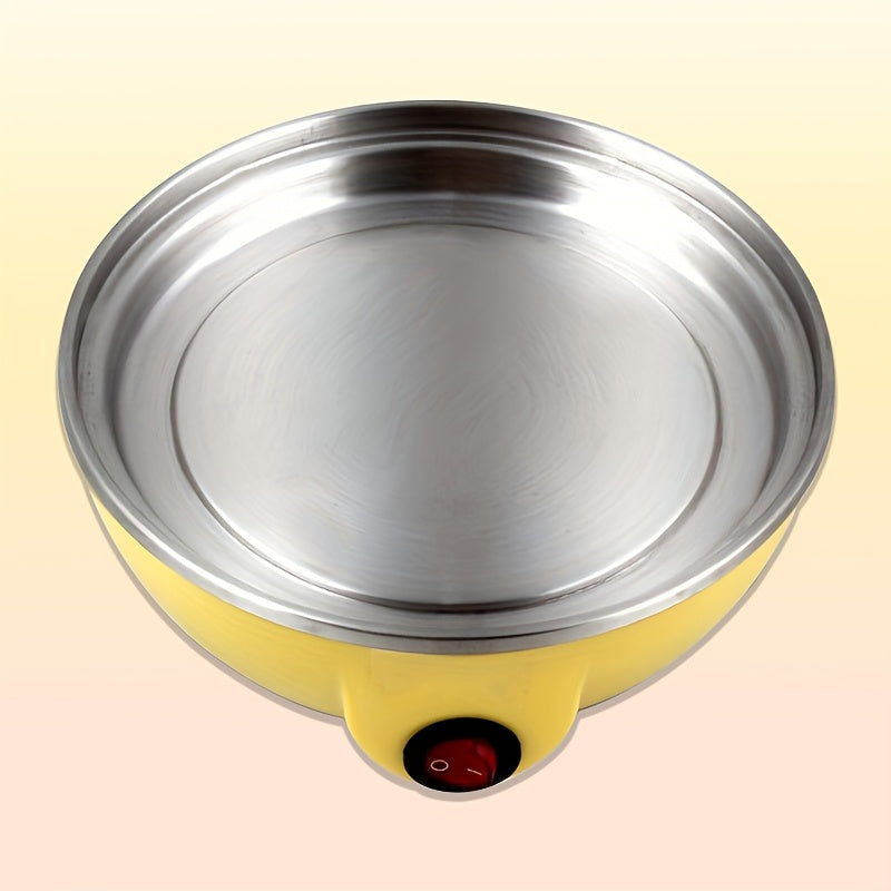 Yevropa Standarti 220V Tuxum Pishirgich vaqti bilan, bug'lash va tuxum qovurish, Mini Elektrik Qovurilgan Pan. Avtomatik Nonushta Mashinasi Quvvat O'chirilishi bilan.