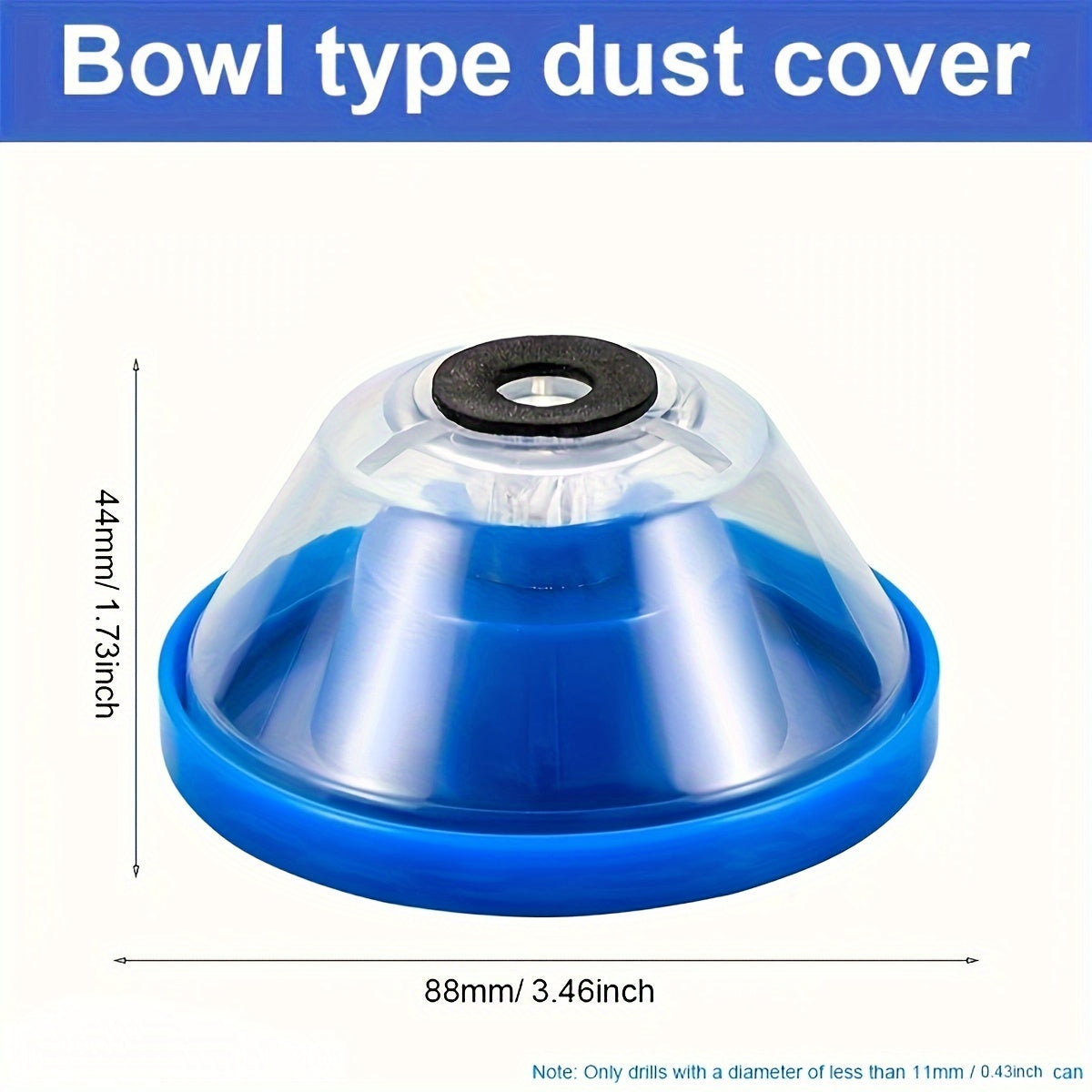 Dustproof Cover for Impact and Electric Drills with Dust Bowl and Accessories