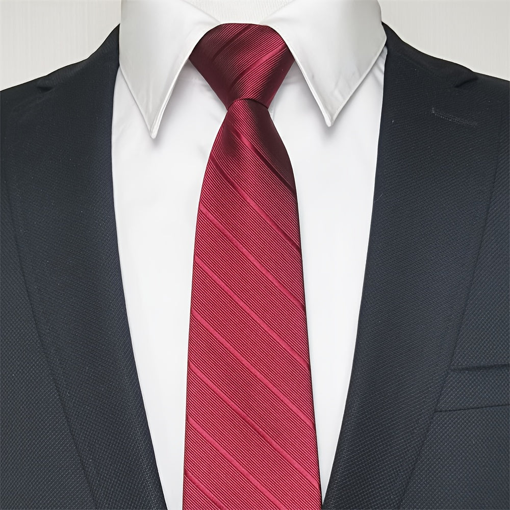 Men's Wedding Tie Zipper Design Business Formal Accessory