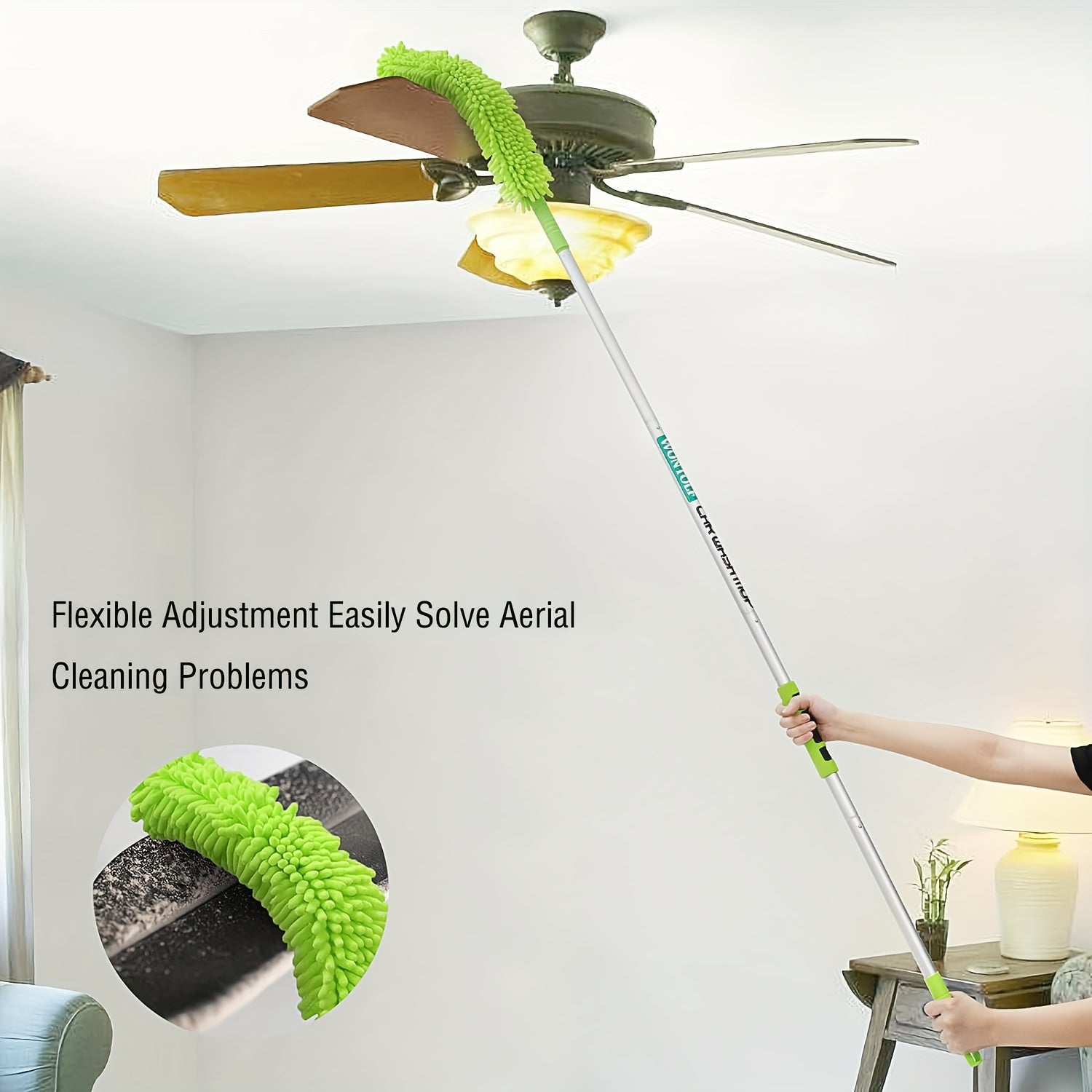 Uzun tutqichli avtomobil yuvish cho'tkasi to'plami, mikroto'lqinli, chizilmasdan tozalash to'plami avtomobillar va qayiq uchun