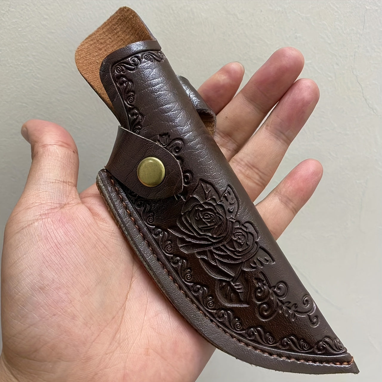 Durable PU Knife Sheath for Kitchen and Outdoor Use Camping and Cooking