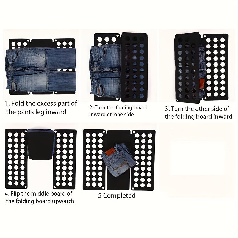 Organizador de almacenamiento de plástico para planchar y regalo, tabla de plegado de ropa extra grande