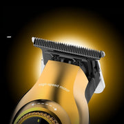 Electric Hair Clipper for Men Adjustable Speed LED Display Metal Body Precision Blade USB