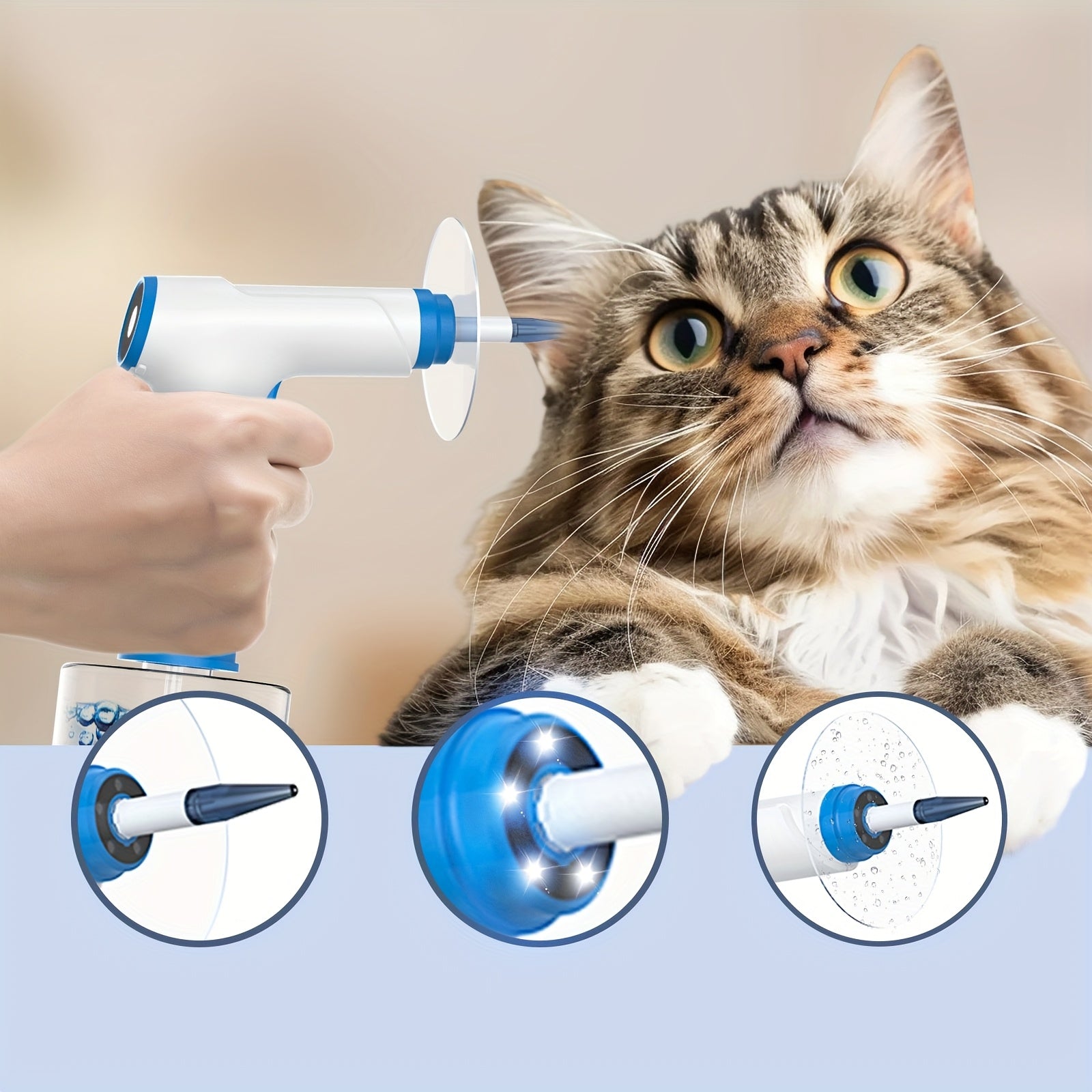 Electric Ear Cleaning Kit with Water Irrigation System and 4 Temperatures for Safe Ear Wax Removal