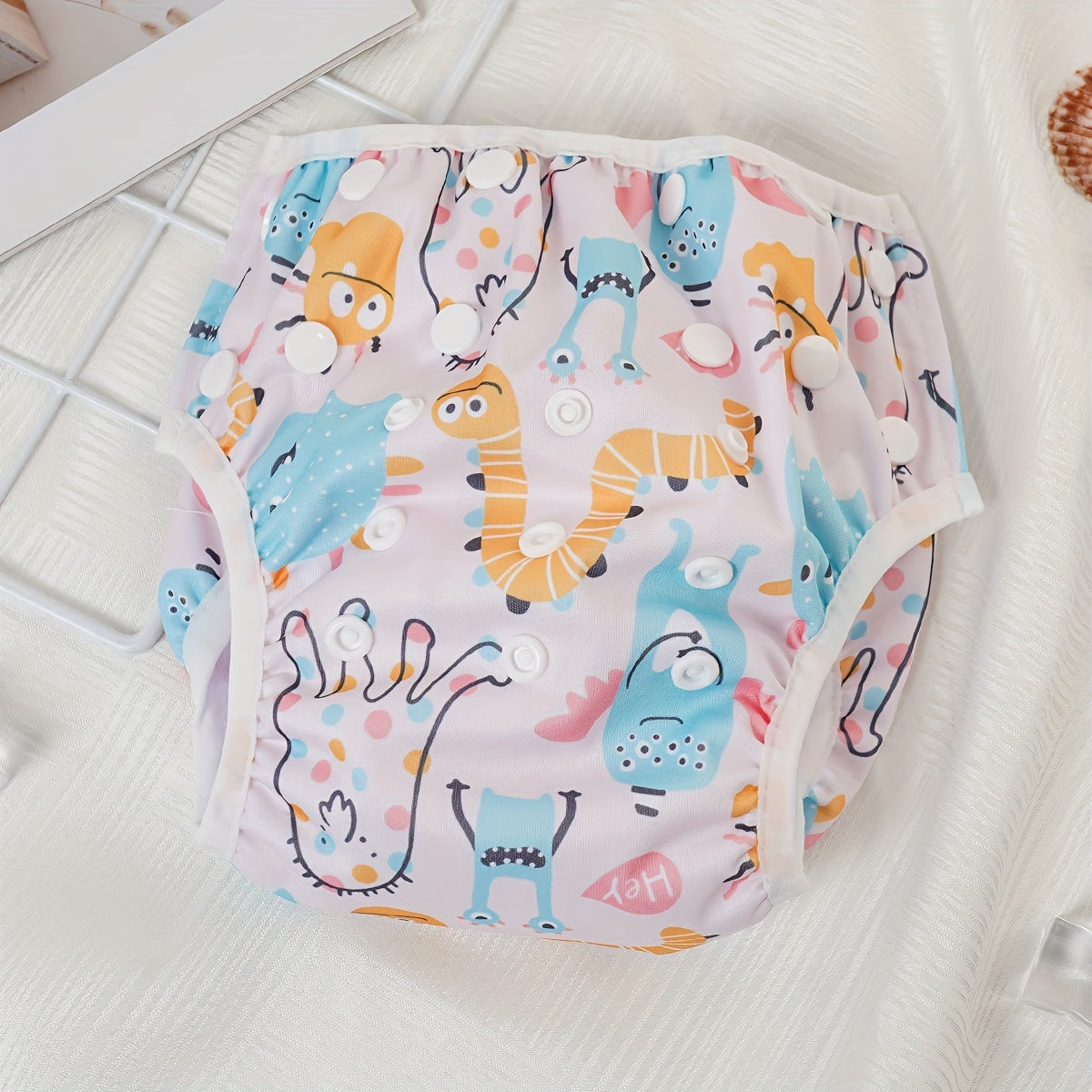 Adjustable Reusable Cloth Swim Diaper for Kids One Piece Training Pants
