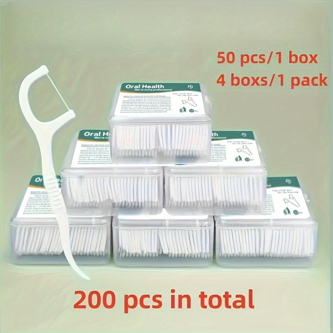 Disposable Dental Floss Stick Ultra-Fine Oral Care Portable Boxed