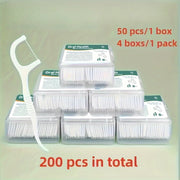 Disposable Dental Floss Stick Ultra-Fine Oral Care Portable Boxed