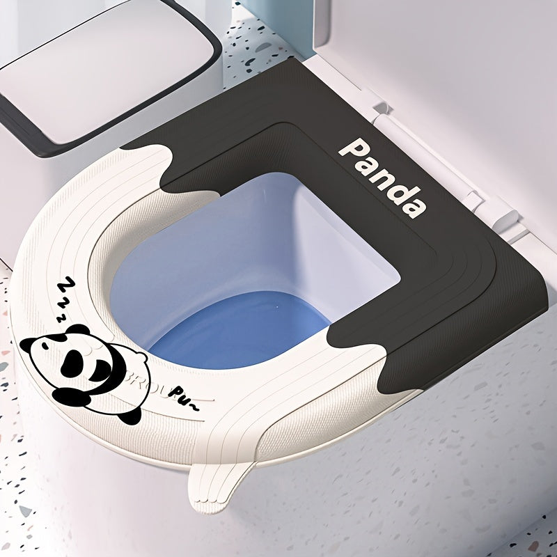 Waterproof Bathroom Mat with Anti-Slip Backing, EVA Foam, Reusable and Easy to Clean