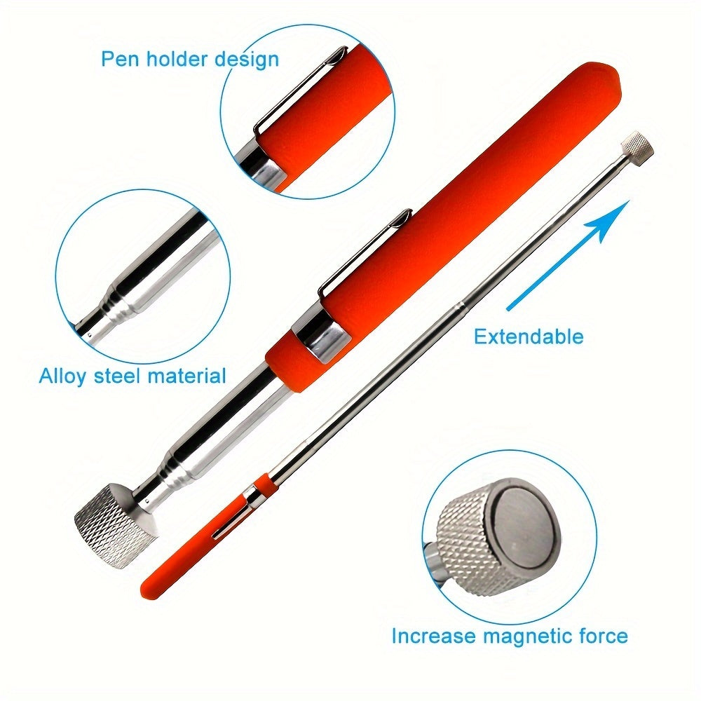 Magnetic Pickup Tool Pen-Shaped Telescopic Magnetic Magnet with Strong Suction
