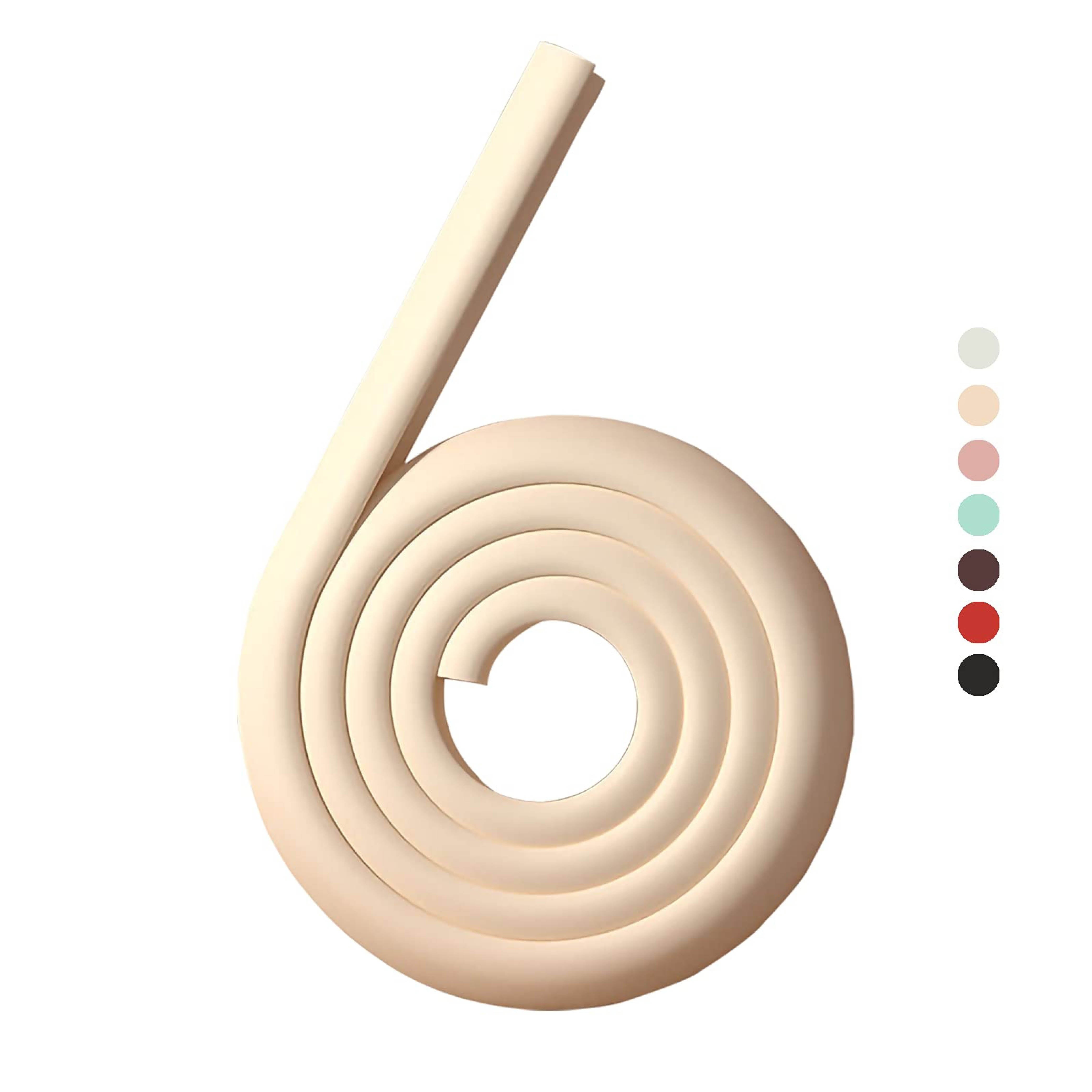 Child Safety Corner Bumpers Edge Protectors Nitrile Foam Gray Pink Ivory White