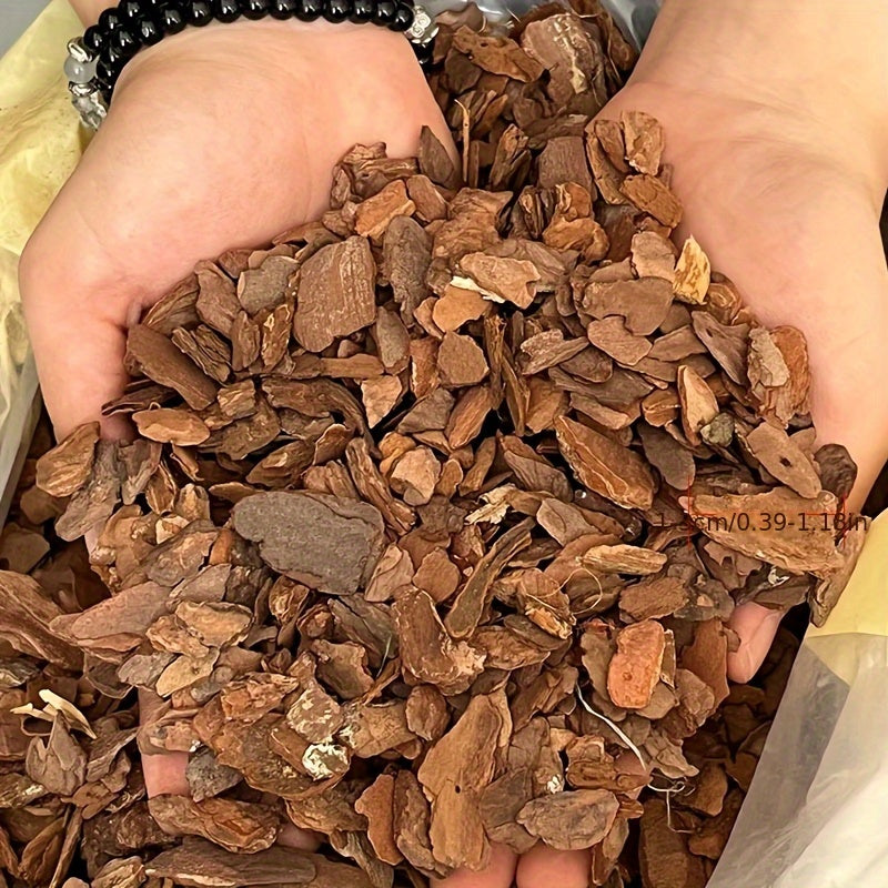 Pine Bark Orchid Growing Medium 1-3cm Breathable Moisture Retaining Wooden Material