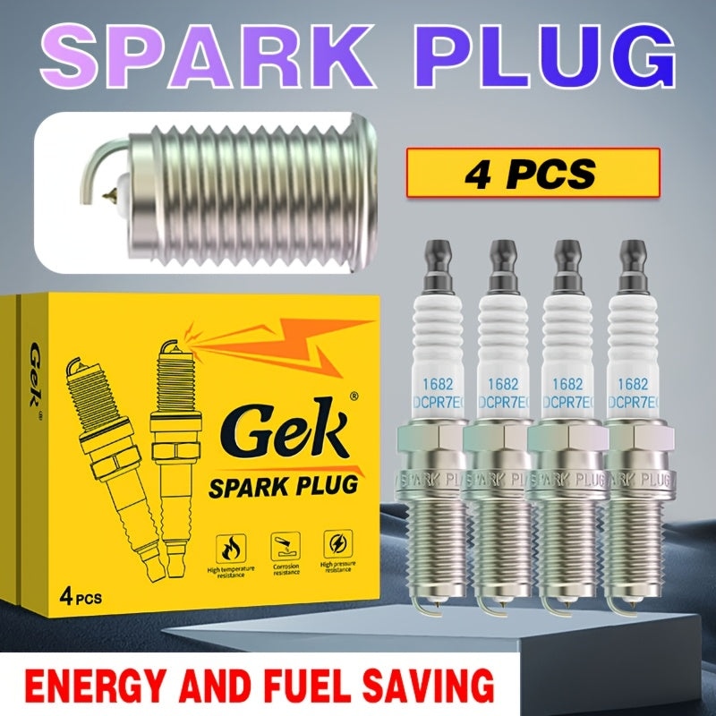 Golden Iridium Spark Plugs for Various Car Models, High Performance, Durable