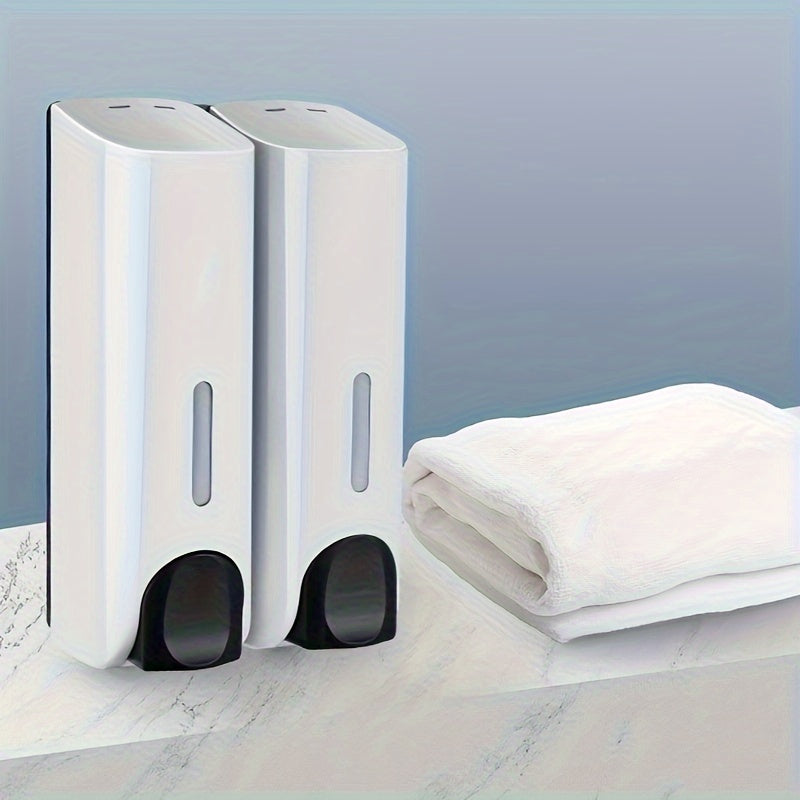 Wall-Mounted Soap Dispenser for Bathroom and Kitchen Storage, Plastic, Modern Design