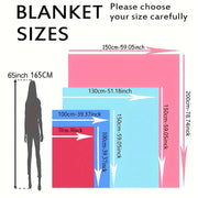 Manta de felpa oversize verde para sofá, cama, camping, para todas las estaciones, hipoalergénica