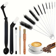 Coffee Machine Cleaning Set with Brushes and Tools for Coffee Grinder and Machine