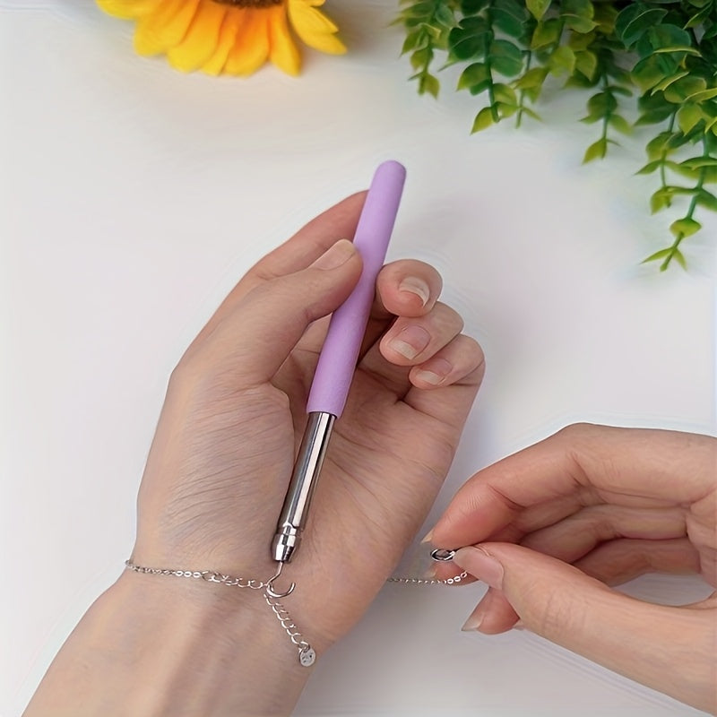 Stainless Steel Jewelry Fastening Tool for Bracelets and Necklaces Manual Clasp Hook