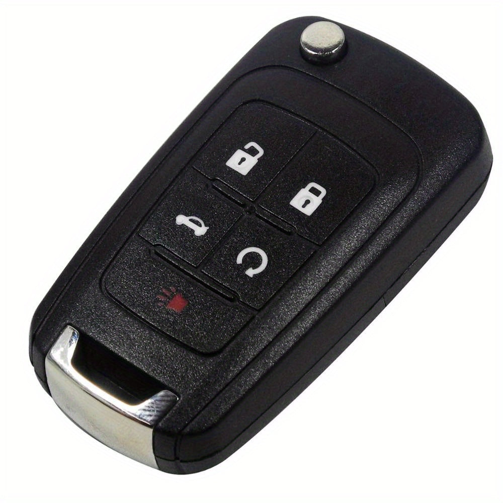 Blank Folding Key Shell for Chevrolet Remote Cover ABS Material Minimalist Durable Fob Case