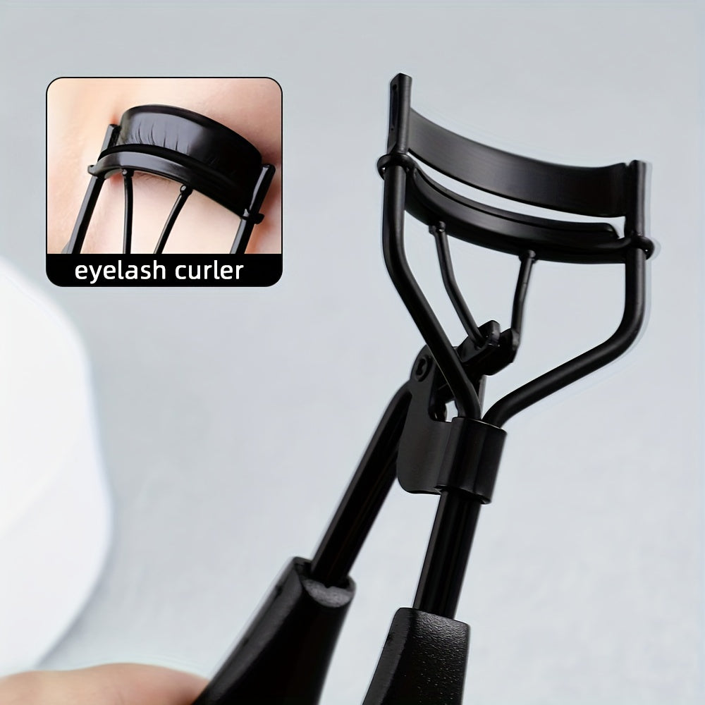Women's Stainless Steel Portable Eyelash Curler for Perfect Curls