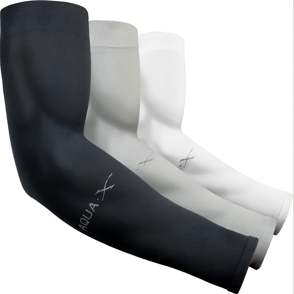 Unisex UV Protection Arm Sleeves Nylon Spandex Polyester for Cycling Camping Fishing